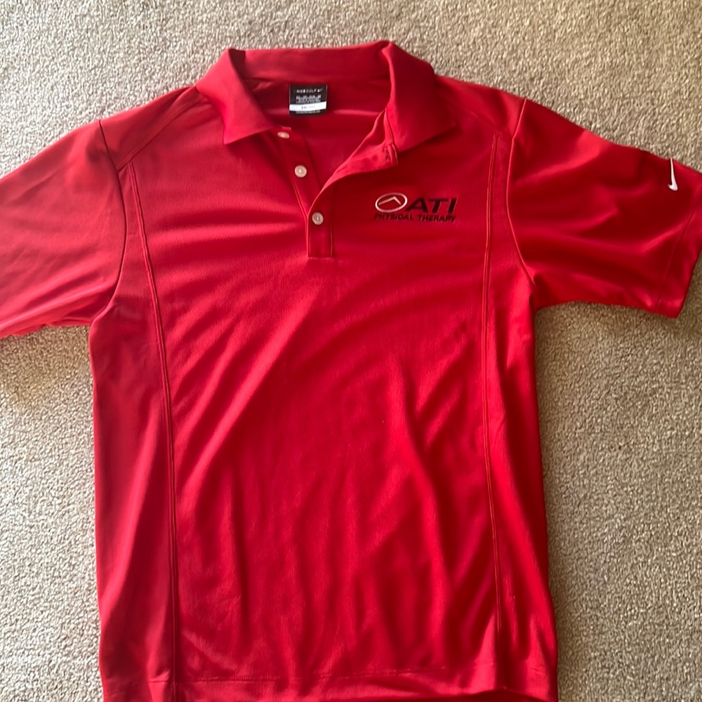 ATI Nike Dri Fit Short Sleeve Polo
